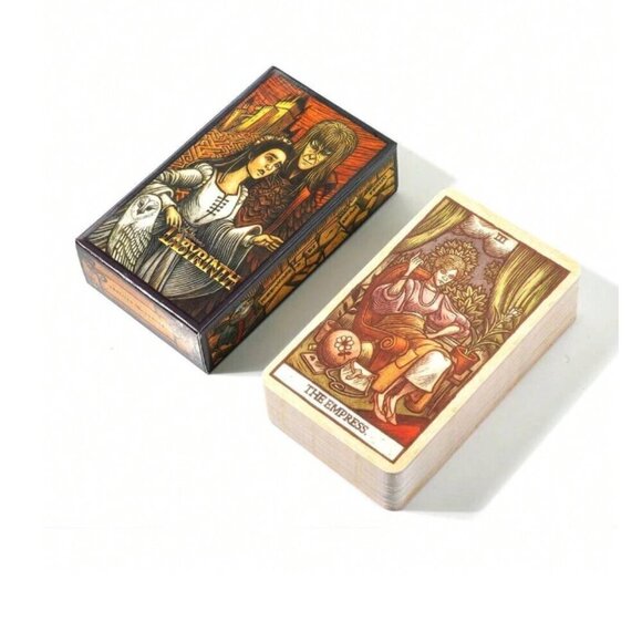 Labyrinth Tarot 78 Card Deck Paper Cardboard in Box - Picture 3 of 5